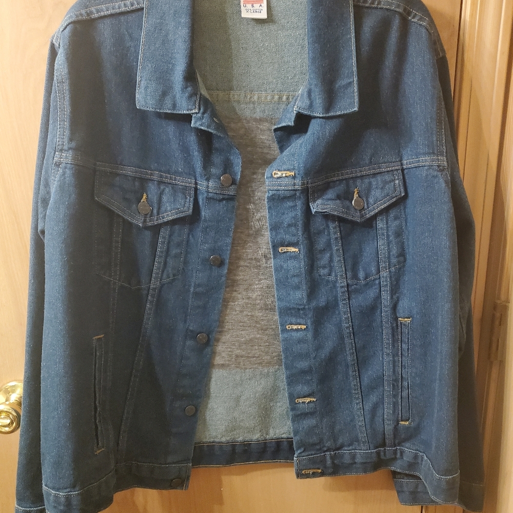 Men's or Women's jean jacket, men's size XL - Picture 6 of 10